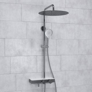 Душевой комплект WasserKRAFT A113.117.127.CH Thermo хром